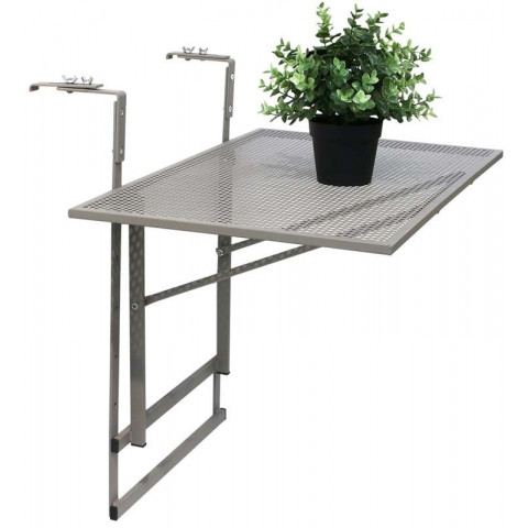 Table de balcon pliable en métal lina - Couleur au choix