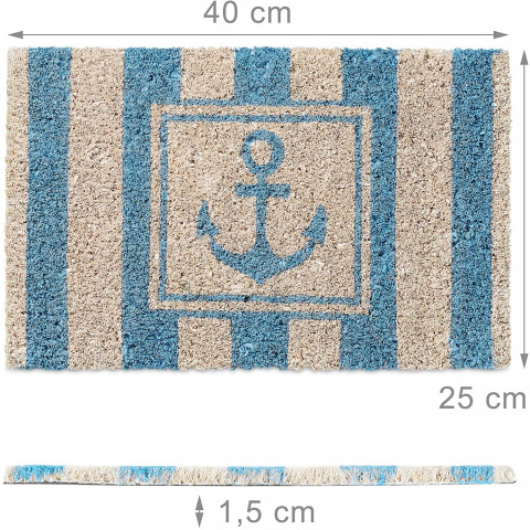 Mini paillasson tapis de sol porte d’entrée essuie-pieds enfants fibres coco