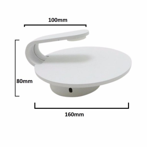 Applique murale led b48 5w ip40 - couleur eclairage au choix