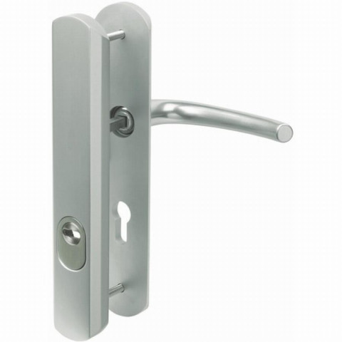 Ensemble secumax aveugle ave/1338l/6349 vachette - clé i/70 entraxe 195 mm - argent - 0699910