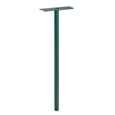 Pied pour boites aux lettres decayeux acier blanc h.1110mm ø45mm - 139281