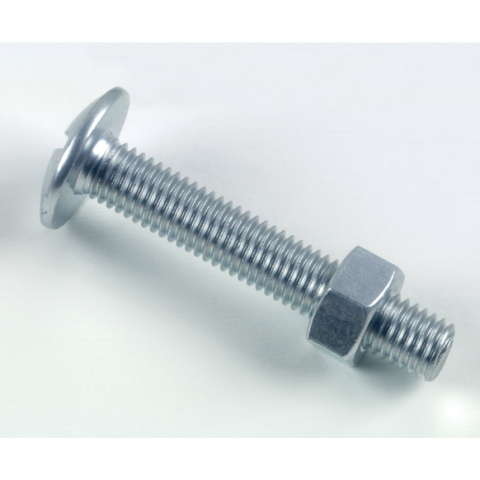 Boulon poêlier LENNIE tête ronde large - Ø8x50 - boite de 100 - BRL0805002B