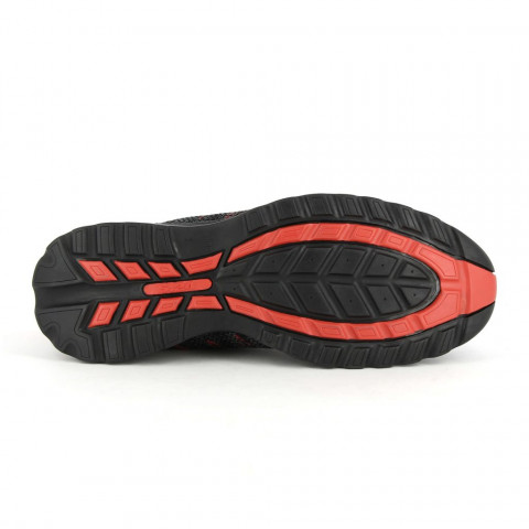 Chaussures basses sp1 sirocco s24 - noir et rouge - 6032 sirocco s1p - Pointure au choix