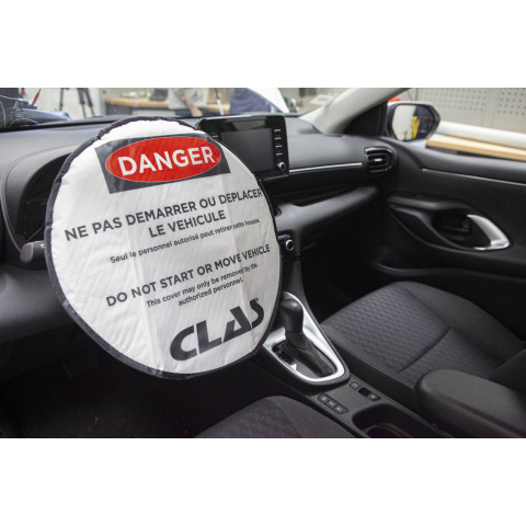 Housse de volant danger pour condamner véhicules à inspection - eg 0031 - clas equipements