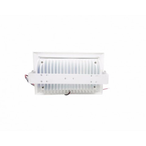 Downlight projecteur vitrine encastrable orientable cob 30w - couleur eclairage au choix