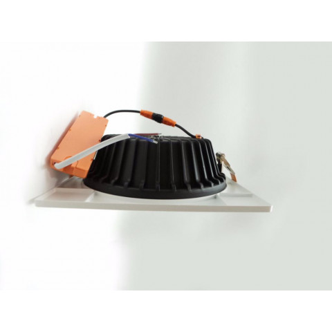 Downlight spot led cob carré 40w 235mm - couleur eclairage au choix