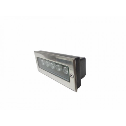 Encastré mural led f91 5w ip44 - couleur eclairage au choix