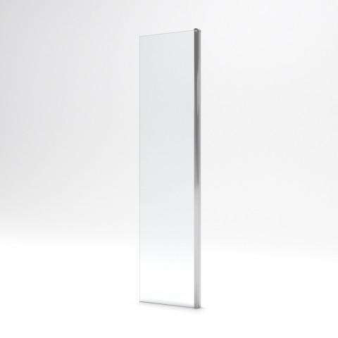 Volet pivotant pour paroi de douche à l'italienne transparent - 40x200cm verre transparent 6mm - freedom 2 pivot