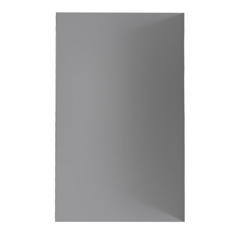 Panneau mural de douche gris en aluminium - 120 x 210 cm - wall'it gris 120