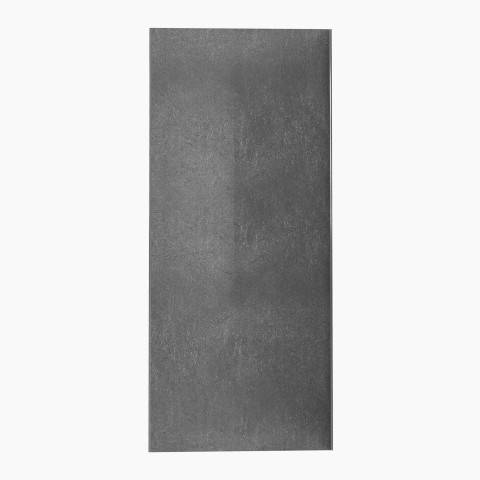 Panneau mural de douche finition pierre en composite pierre et résine - 90 x 210 cm - stone'it silver grey 90 Aurlane - FAC333