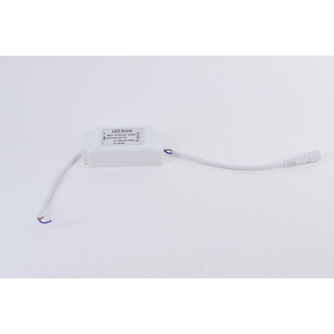 Downlight dalle led extra plate ronde blanc 18w - couleur eclairage au choix