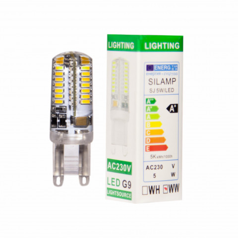 Ampoule led g9 smd6630 5w 220v 64led 360 - couleur eclairage au choix