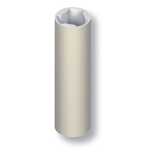 Barreau alu ø 35mm x 3m mm diva x la croisée ds - gris 9006 b3 - ds7301-007