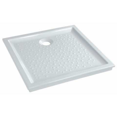 Receveur céramique GEBERIT Bastia - 90 x 90 - extra-plat à poser/encastrer - 00734300000001