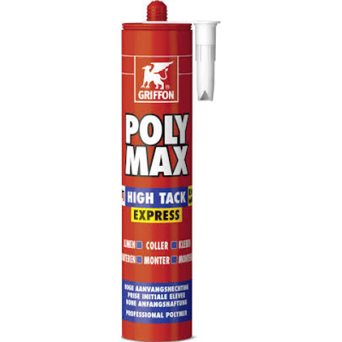 Mastic colle poly max high tack express griffon