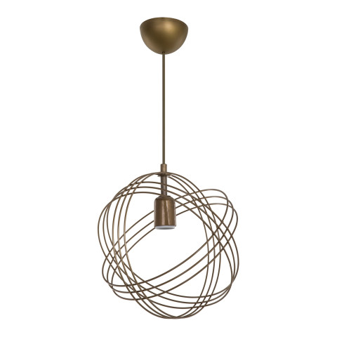 Lustre lampe lumière suspendu suspension hove en métal 75 cm e27 bronze patiné helloshop26 03_0007509