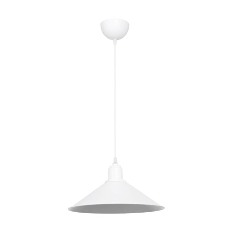Lustre lampe lumière suspendu suspension hinckley en plastique hauteur 62 cm e27 blanc helloshop26 03_0007504