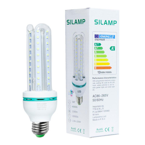 Ampoule led e27 smd2835 cfl 12w 220v lynx 360 - couleur eclairage au choix