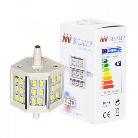 Ampoule led r7s 78mm smd5730 6w 220v 18led 200 - couleur eclairage au choix