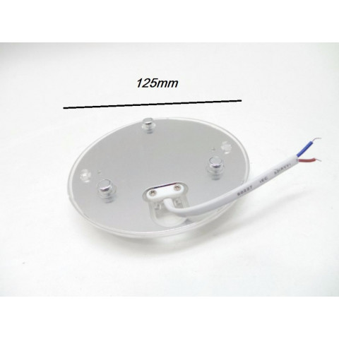 Tube led t9 12w 220v 120 plaque circulaire plafond ø125 - couleur eclairage au choix