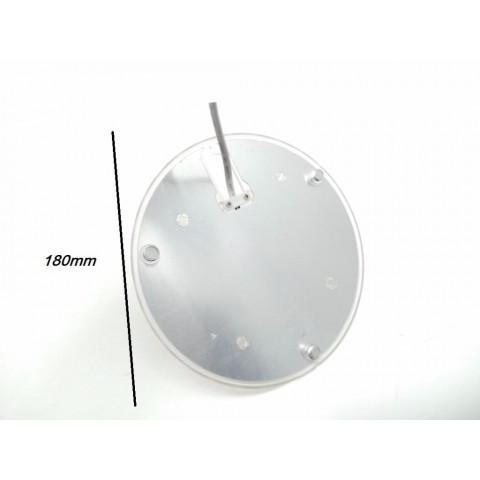 Tube led t9 24w 220v 120 plaque circulaire plafond ø180 - couleur eclairage au choix