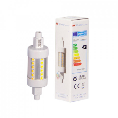 Ampoule led r7s 78mm smd2835 5w 220v 36led 360 - couleur eclairage au choix