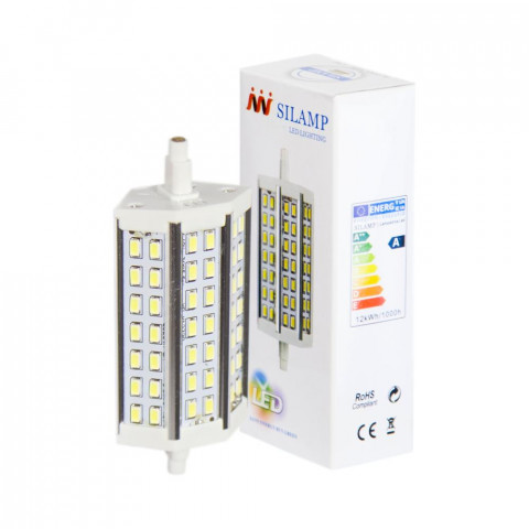 Ampoule led r7s 118mm smd5730 12w 220v 42led 200 - couleur eclairage au choix