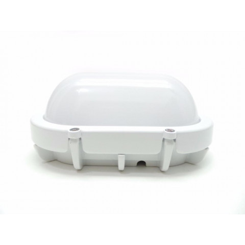 Applique murale led p15 7w ip65 blanc - couleur eclairage au choix