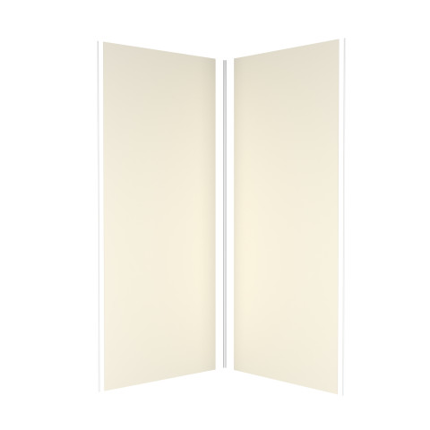 Pack panneaux muraux wall'it - 90x90x210cm + 2 profilés de finition chrome + 1 profilé d'angle chrome Aurlane - PACP256