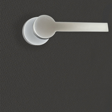 Poignée de porte design finition aspect chrome mat marina - katchmee