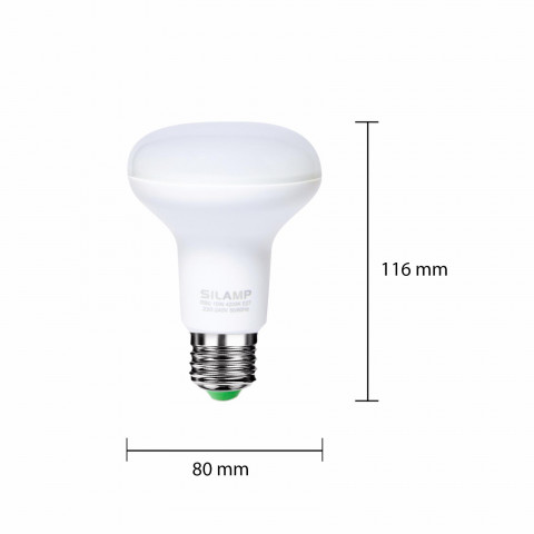 Ampoule led e27 r80 10w 220v 120 - couleur eclairage au choix