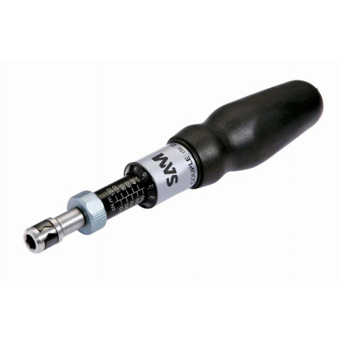 Tournevis dynamometrique 6 pans 1/4' 0,2-1,2 nm SAM - 40