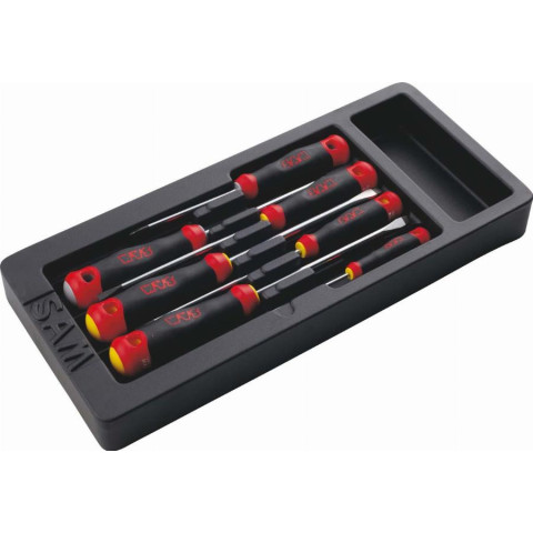 Module abs 1/3 de 7 tournevis bi-matière fente et phillips® SAM - TPJ7M