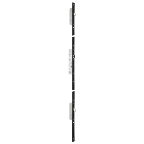 Serrure 3 points TF3 à relevage 41mm STREMLER Axe 26 U24x6mm - pêne 1/2 tour perroquet+fourreau - 6570.41.4C