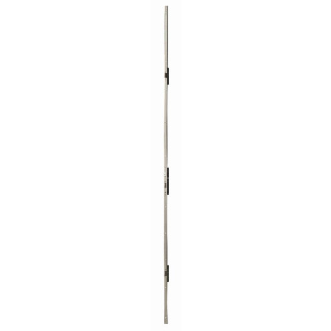 Serrure multipoint à larder ISEO Performa - Têtière plate 2300x24x3 mm Acier INOX - Entraxe 92 mm - Axe 30 mm - 7232013028