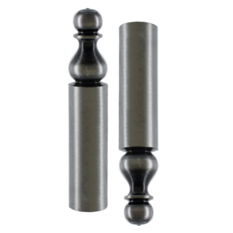 Paire cache-fiche rustique n°16 BROS pour Exacta Ø16 H.80mm fer cémenté - CF-16-A-EX16-32