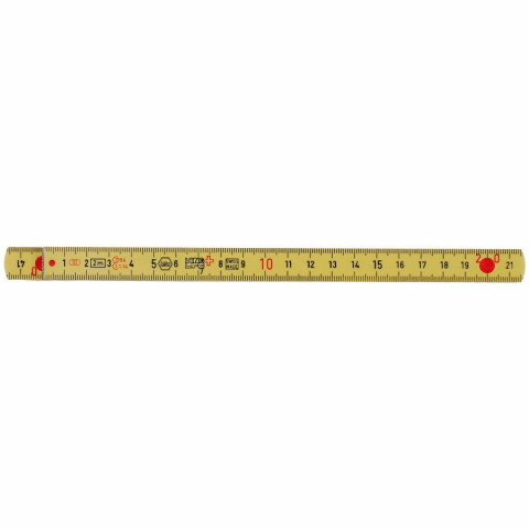 Mesure pliante 2m x 15mm synthétiques - 0-35-320