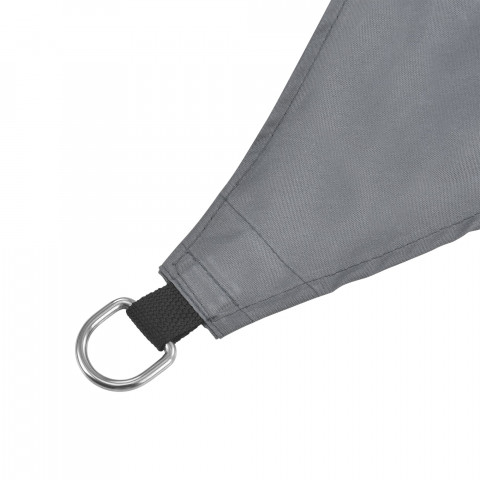 Voile toile d'ombrage toile de protection 2 x 3 m gris foncé 