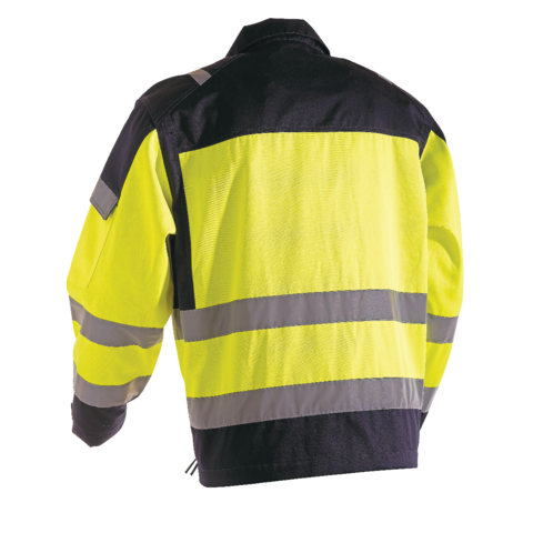Veste de travail vita haute visiblité jaune/bleu - vita03 - Taille au choix