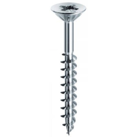 Vis à bois MUSTAD Panelvit - Pozidriv - Ø4x45 mm - Filetage partiel fraisante - Boite de 500 - PFACZP400450C8C