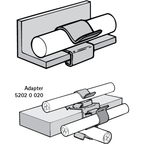 Attache de bord de tôle WALRAVEN BRITCLIPS PC7 5.5 - Poutrelles 2-7 mm - 52020607