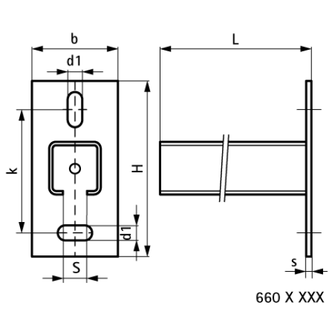 Consoles murales walraven bis rapidrail - 150 mm - pour rail wm15 bup - 6603715