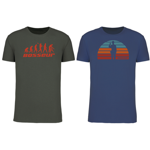 Lot de 2 t-shirt de travail BOSSEUR Evo Lichen - 12229-003