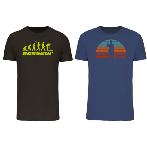 Lot de 2 t-shirt de travail BOSSEUR Evo Kaki - 12233-004