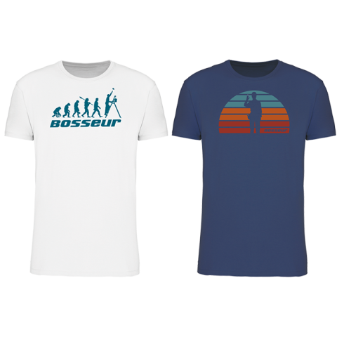 Lot de 2 t-shirt de travail BOSSEUR Evo Blanc - 12235-004