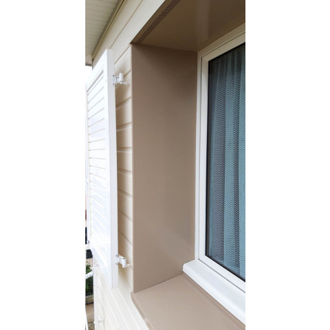 Larmier ventilé de 65 mm AIGIS - Coloris au choix