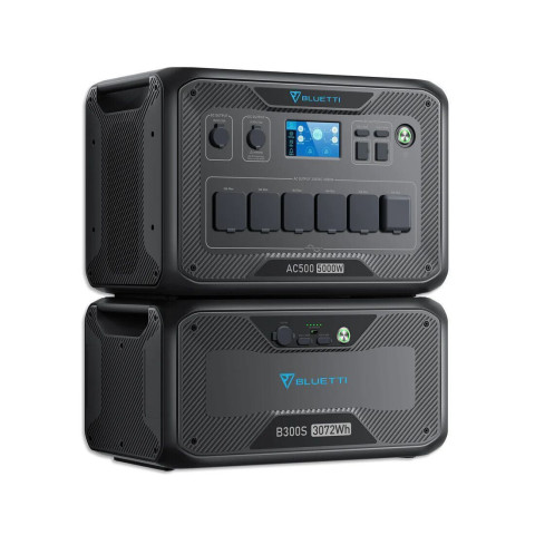 Batterie AC500 + Extension B300S - 5000W / 3072Wh - BLUETTI - AC500