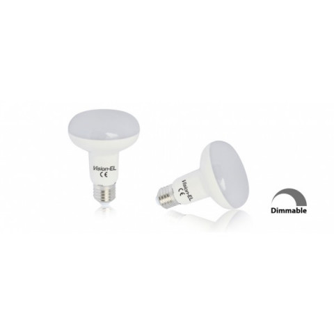 Ampoule led R80 E27 10 watt (eq. 100 watt) - Dimmable - Couleur eclairage - Blanc chaud 3000°K