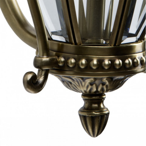Applique d'extérieur laiton street 3 ampoules 28 cm