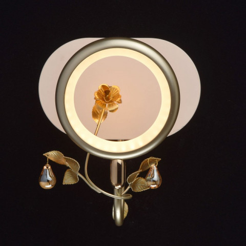 Applique murale argentée elegance   13 cm